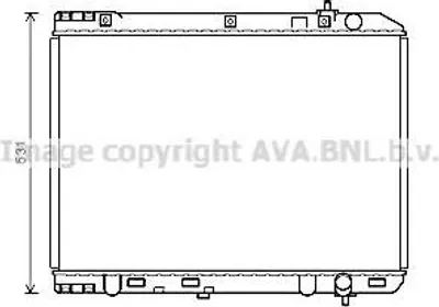 Produktbild von PRASCO KA2246 Kühler Wasserkühler Motorkühler für KIA CARNIVAL / GRAND CARNIVAL III (VQ)