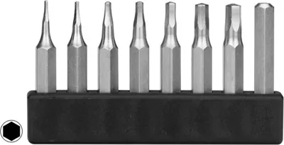 Immagine prodotto di Assortimento mini punte esagonali, 8 pezzi Set di punte esagonali