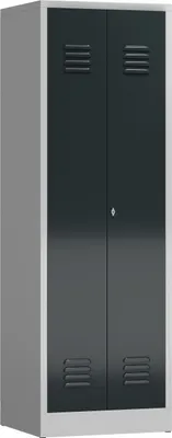 Produktbild von Spind Mehrzweckschrank Spindschrank 1800 x 590 x 500 mm, lichtgrau/anthrazitgrau X-510718