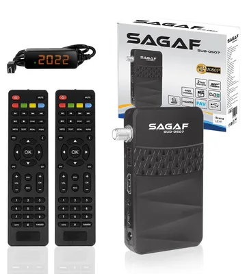 Produktbild von LEYF & Sagaf SUD-0507 Mini Sat Receiver - DVB-S2 | ARD & ZDF SD Abschaltung taug