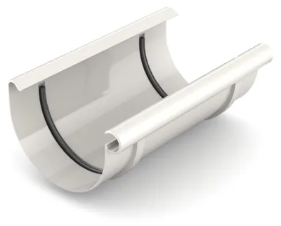 Immagine prodotto di BRYZA Raccordo per grondaia in plastica Ø 125 mm, bianco RAL 9010