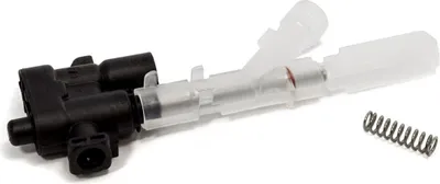 A product shot of a coffee machine part on a white background.