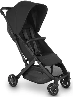 Produktbild von Uppababy Minu V2 Buggy schwarz JAKE Reisebuggy mit Echtledergriff Ausstellungsstück
