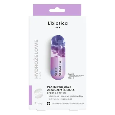 Produktbild von L`BIOTICA Verjüngende Augenpflaster - mit Schneckenschleim 1p.-3x2pcs