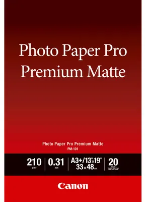 Produktbild von Canon PM-101 Pro Premium Matte A 3+, 20 Blatt, 210 g