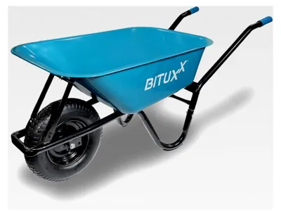 Produktbild von Schubkarre 100L mit Luftreifen und kugelgelagerter Achse bis 250kg