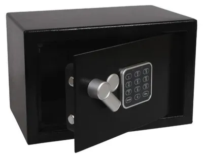 Produktbild von Office HD-310 Möbeltresor mit elektronischem Schloss, schwarz, 310x200x200 mm
