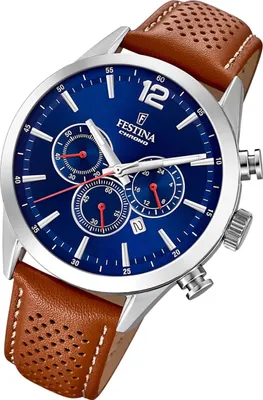 Produktbild von Festina Herren Uhr Fashion Leder Armbanduhr braun UF20542/3