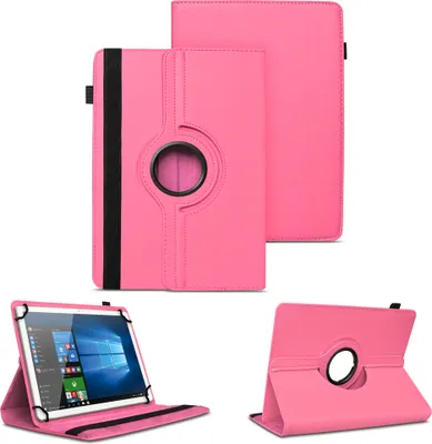 Produktbild von Tablet Hülle für Samsung Galaxy Tab A8 10.5 360° Drehbar Case Cover Stand SchutzFarben:Pink