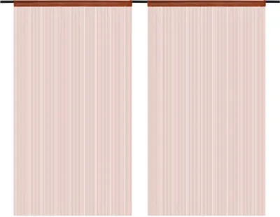 Immagine prodotto di 2 Pz Tende a Fili 100x250 cm Marroni