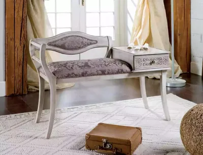 Produktbild von Luxus Polsterbank Wohnzimmer Textil Möbel Stil Klassischer Neu