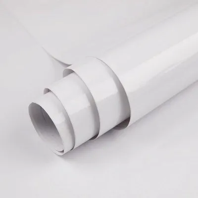 Obrázek produktu pro Unyqoos® samolepicí bílá fólie na nábytek s vysokým leskem pro různé povrchy, 30 x 200 cm