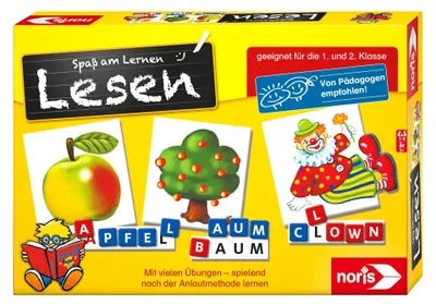 Produktbild von Lezing: Spielerisches Lesen lernen mit Bildkarten und Buchstaben