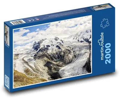 Zdjęcie produktu dla Puzzle 2000 Lodowiec w Alpach - martinpuzzle