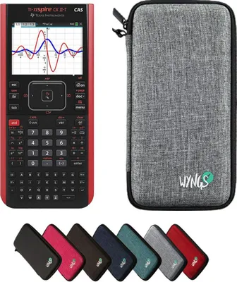 Produktbild von TI-Nspire CX II-T CAS inkl. WYNGS Schutztasche Hellgrau - Grafikrechner - Basic Set