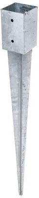 Produktbild von Alberts Einschlag-Bodenhülse | für Vierkantholzpfosten | feuerverzinkt | 91 x 91 mm | Gesamtlänge 900 mm