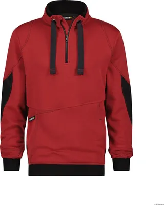 Produktbild von Dassy Sweatshirt Stellar 300394 COPES80 Gr. 4XL rot/schwarz