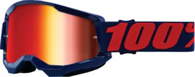 Produktbild von 100% Strata 2 Goggle - Mirror unis Masego - mehr Sichtfeld & Komfort.