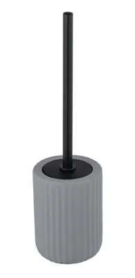 Produktbild von WENKO Keramik WC Garnitur Klo Toiletten Bürsten Halter WC Bad Belluno Grau