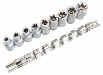 Obrázek produktu pro Asta Sada nástrčných hlavic 1/2`` Torx-E 9ks