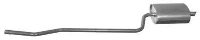Produktbild von IZAWIT 35.017 Endschalldämpfer für TOYOTA COROLLA Liftback (E11) Auspuff