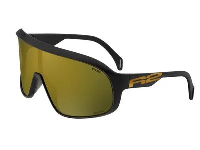 Produktbild von R2 Falcon Schutzbrille schwarz-gold AT105D