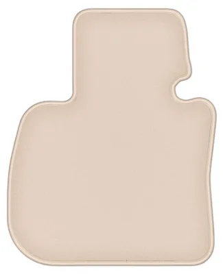 Immagine prodotto di Tappetino conducente in velluto PREMIUM beige compatibile con BMW 2 F45 (2015-, Active Tourer) – con fissaggi – su misura