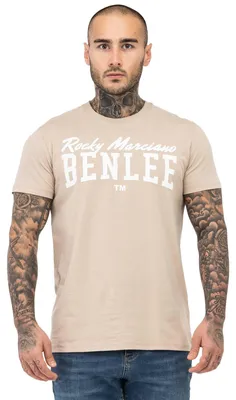 Immagine prodotto di T-shirt uomo regular fit LOGO Sand/White M BENLEE