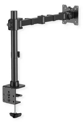 Imagen del producto de Soporte LCD, barra de sujeción, 4 articulaciones, montaje en mesa, para pantallas de 17 a 49 pulgadas, capacidad de hasta 20 kg
