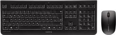 Obrázok produktu pre CHERRY DW 3000, Bezdrôtový, RF Wireless, Mechanický spínač kláves, QWERTZ, Čierna, Obsahuje myš