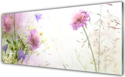 Produktbild von Glasbilder 125x50 Wandbild Druck auf Glas Blumen Pflanzen