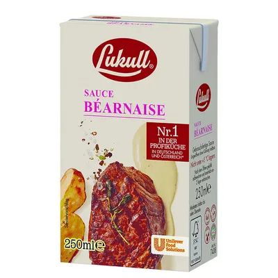 Obrázek produktu pro Lukull Omáčka Bernaise krémová s pikantní bylinkovou příchutí 250ml
