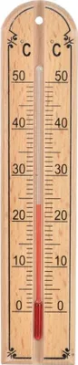 Image de Orion Thermomètre d'intérieur Thermomètre à suspendre en BOIS