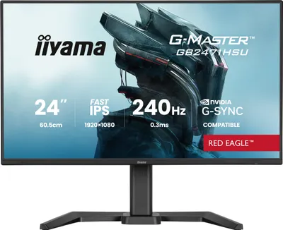 Iiyama G-Master GB2471HSU-B1 24" Fast-IP - Flachbildschirm (TFT/LCD) - 24"