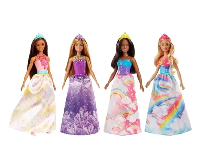 Produktbild von Mattel Barbie Dreamtopia Prinzessin Puppe, mit pinker Krone