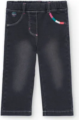Produktbild von Boboli Denim Knit Hosen Schwarz 24 Months Schwarz 24 Months