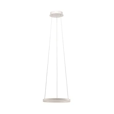 Produktbild von Arcchio LED-Hängeleuchte Albiona, weiß, 1 Ring, Ø 40 cm