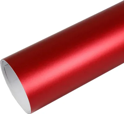 Produktbild von (16,45€/m²) Rapid Teck® Premium Autofolie Chrom Matt Rot