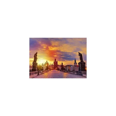 Produktbild von ENJOY Puzzle Karlsbrücke bei Sonnenuntergang, Prag 1000 Teile