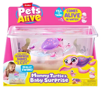 Image de Zuru Pets Alive - Maman tortue et bébé surprise