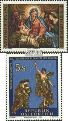 Produktbild von Briefmarken Österreich 1992 Mi 2081,2083 (kompl.Ausg.) gestempelt Sondermarken