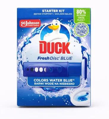 Zdjęcie produktu dla Duck WC Blue Żelowe Krążki Barwiące Starter 6 szt. 36 ml