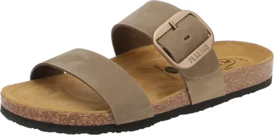Produktbild von plakton 183004 Rock Nobuck - Damen Schuhe Pantoletten - Kaki, Größe:42 EU