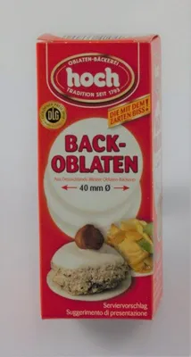 Produktbild von Lebkuchenoblaten, 100 Stück, Durchmesser:4 cm