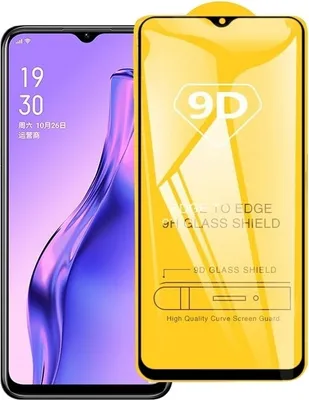 Produktbild von Mobigear Premium  OPPO A31 Panzerglas Gehärtetes Glas Displayschutz - Hüllenfreundlich - Schwarz