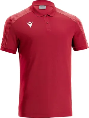 Produktbild von Macron Excellence Rock Poloshirt Kinder - Rot / Dunkelrot