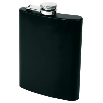 Image de Schwarzwolf outdoor OLYMPOS Flasque métallique 0,24 l, noir mat