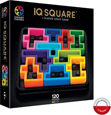 Zdjęcie produktu dla SmartGames IQ Square, Puzzle 3D, 14 lat(a)