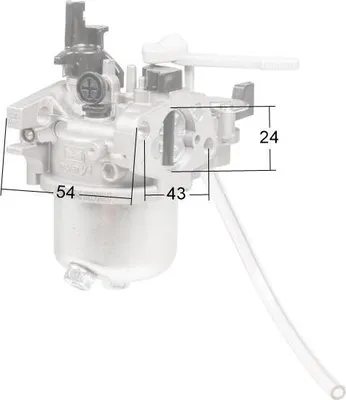 Zdjęcie produktu dla Gaźnik Loncin LC168F-2H CZĘŚĆ ORYGINALNA 170022149-0001