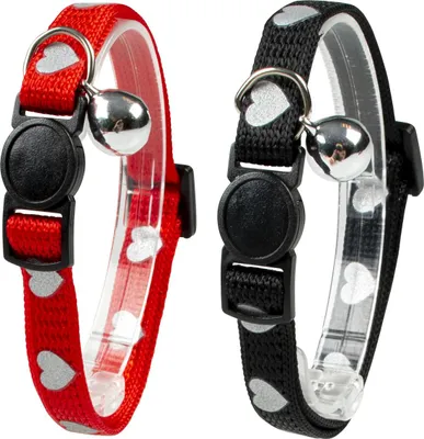 Produktbild von Duvo+ Reflektierendes Katzenhalsband Herzen